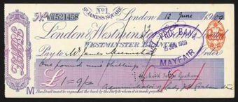 Picture of London & Westminster Bank Ltd., No. 1 St. James's Square, Westminster Branch, 19(09)
