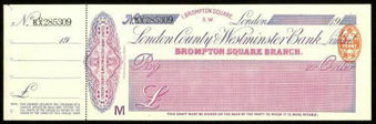Picture of London County & Westminster Bank Ltd., London, Brompton Square, 19(11)