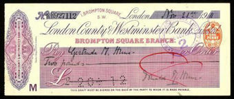 Picture of London County & Westminster Bank Ltd., London, Brompton Square, 19(11)