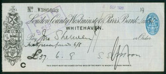 Picture of London County Westminster & Parr's Bank Ltd, Whitehaven, 19(20)