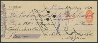 Picture of London Joint Stock Bank Ltd., 5 Princes Street, Mansion House, 18(84)