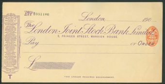 Picture of London Joint Stock Bank Ltd., 5 Princes Street, Mansion House, 190(8)