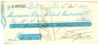 Picture of Masterman, Peters, Mildred, Masterman & Co., 35 Nicholas Lane, 18(59), OTG 13