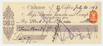 Picture of Messrs Brown, Janson and Company, 32 Abchurch Lane, 18(93)