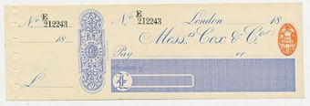 Picture of Messrs Cox & Co., 16 and 17 Charing Cross, 18(97)
