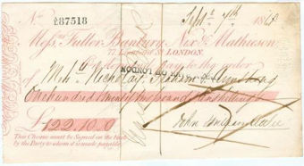 Picture of Messrs Fuller, Banbury, Nix & Mathieson, 77 Lombard Street, 18(68)