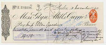 Picture of Messrs Glyn, Mills, Currie & Co., 67 Lombard Street, 18(90)