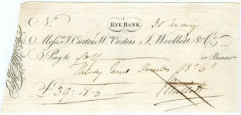 Picture of Messrs J. Curteis, Wm. Curteis, J. Woollett & Co., Rye, c1800