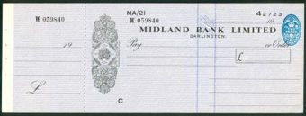 Picture of Midland Bank Ltd., Darlington, 19(52), type 13