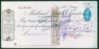 Picture of Midland Bank Ltd., Ellesmere Port, Cheshire, 19(32), type 11