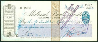 Picture of Midland Bank Ltd., Ellesmere Port, Cheshire, 19(32), type 3a