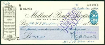 Picture of Midland Bank Ltd., Lowther Street, Whitehaven, 19(39), type 3b