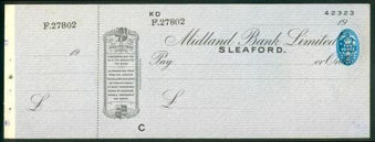 Picture of Midland Bank Ltd., Sleaford, 19(41), type 12