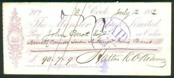 Picture of Munster Bank Ltd., Cork, 188(2)