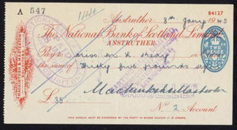 Picture of National Bank of Scotland Ltd., Anstruther, 19(44