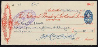 Picture of National Bank of Scotland Ltd., Anstruther, 19(48)