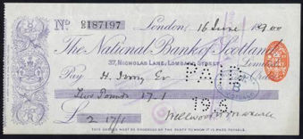 Picture of National Bank of Scotland Ltd., London, 18(91)