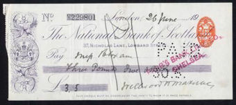 Picture of National Bank of Scotland Ltd., London, 19(00)