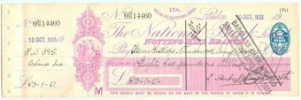 Picture of National Bank, 158 High St., Notting Hill, 19(33)