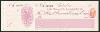 Picture of National Provincial Bank of England Ltd., Cheltenham, 18(91), type 10a
