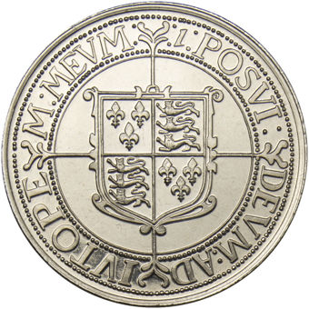 Elizabeth I, Replica Crown Cupro-Nickel_rev