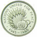 1995 £2 (50th Anniversary United Nations) Silver Piedfort_obv