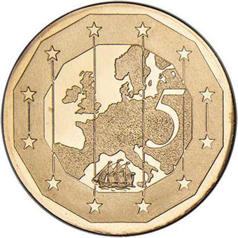 Robert Burns Scottish Pattern 5 Ecu Goldine_rev