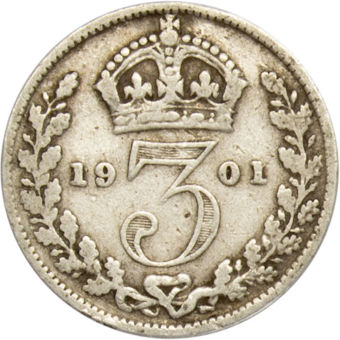 Victoria_Old_Head_Threepence_VG_rev