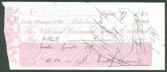Picture of National Provincial Bank of England, Peterborough, 18(50), type 4a