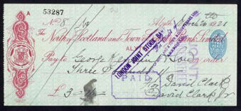 Picture of North of Scotland and Town & County Bank Ltd., Alyth, 19(21)