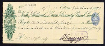 Picture of North of Scotland and Town & County Bank Ltd., Oban, 191(20)