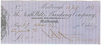 Picture of North Wilts Banking Co., Marlborough, Merrimans & Co., 18(67)