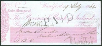 Picture of Provincial Bank of Ireland, Waterford, 18(64)