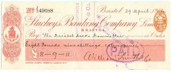 Picture of Stuckey's Banking Company Ltd., Bristol, 190(4)
