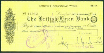 Picture of The British Linen Bank, Dumfries 19(59)
