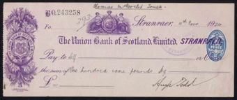 Picture of Union Bank of Scotland Ltd., Stranraer, 19(24)