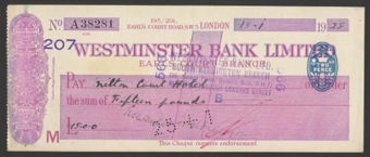 Picture of Westminster Bank Ltd., Earl's Court, London, 19(28), type 2a