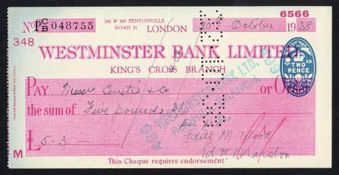 Picture of Westminster Bank Ltd., King's Cross, 19(38), type 5a