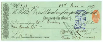 Picture of Wilts & Dorset Banking Co. Ltd., Chippenham, 18(91)