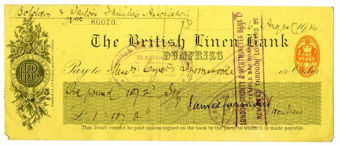 Picture of British Linen Bank, Dumfries, 19-- . Used