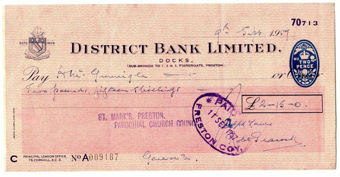 Picture of District Bank Ltd., (Preston) Docks 19(55) Used