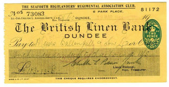 Picture of British Linen Bank, Dundee, 1940s. Used