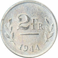 1944 Netherlands 10 Cents Silver Nice Ten Cent Coin Piece Free Shipping USA