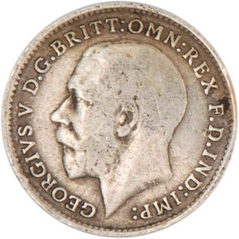 1912 coins of the Titanic Silver Threepence_obv