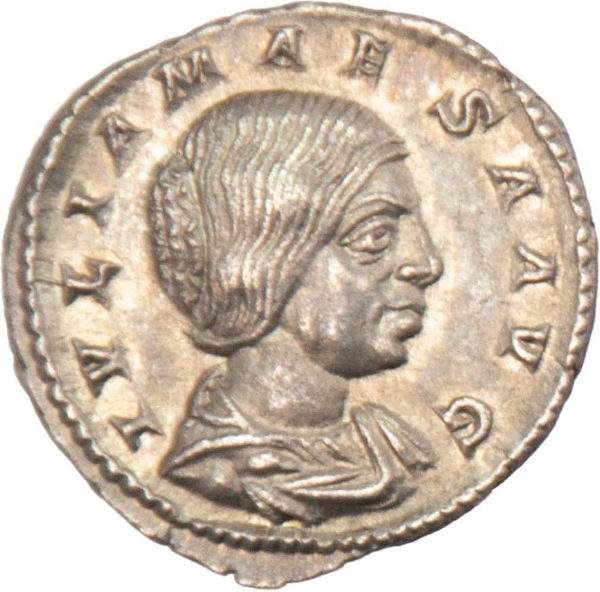 Julia Maesa,  Grandmother Of Elagabalus. AR Denarius, Rome AD218-20. PVDICITIA_obv