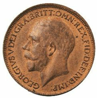 Picture of George V, Farthing 1920 Unc