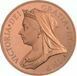 Picture of Victoria, Patina Double Florin Copper