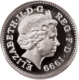 Picture of Elizabeth II, £1 1999 Silver Proof