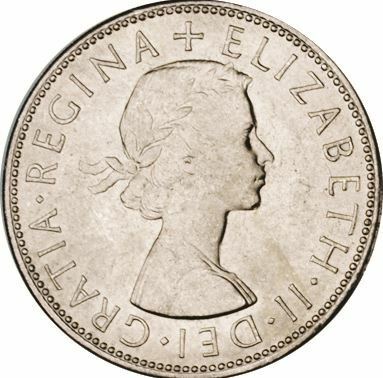 circulated Rare Great Britain UK Half Crown 1970 Proof edtion 32mm cu-ni coin