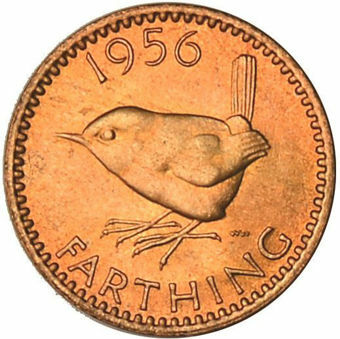 Picture of Elizabeth II, Farthing 1956 Brilliant Uncirculated
